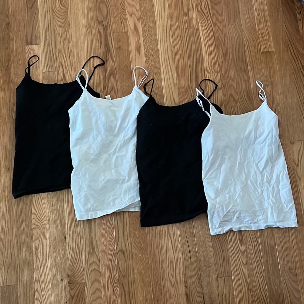 Banana Republic Black & White Tank Top Bundle Size Small